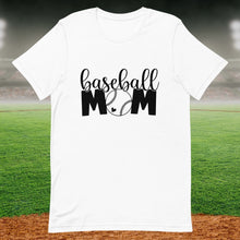 Load image into Gallery viewer, Baseball Mom T-shirt | 4 Colors | FREE SHIPPING