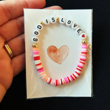 Load image into Gallery viewer, Customizable Valentine Bracelets | 7" Standard Size | 25 Word Choices