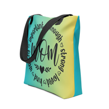 Load image into Gallery viewer, Mom Gradient Color Tote Bag | 15x15 | FREE SHIPPING