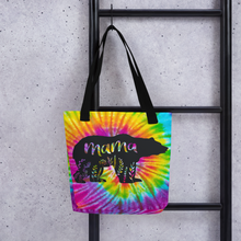 Load image into Gallery viewer, Mama Bear Tye Dye Tote Bag | 15x15 | FREE SHIPPING