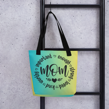 Load image into Gallery viewer, Mom Gradient Color Tote Bag | 15x15 | FREE SHIPPING