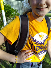 Load image into Gallery viewer, Softball Stretch Bracelet with FREE Gift Card Insert