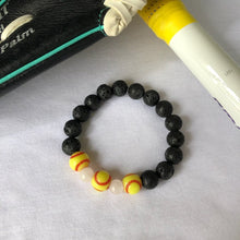 Load image into Gallery viewer, Softball Stretch Bracelet with FREE Gift Card Insert