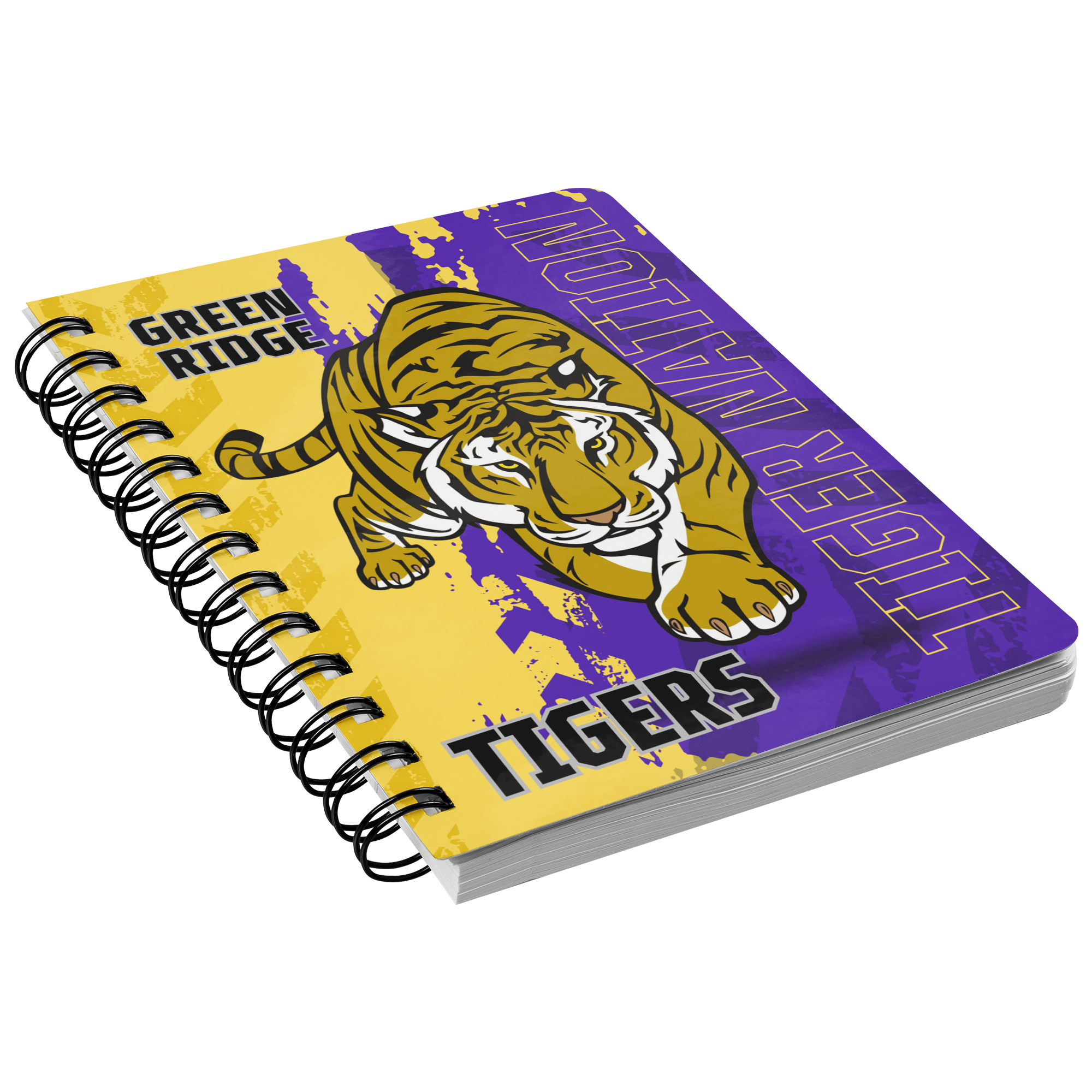 Green Ridge Tigers 5x7 Notebook