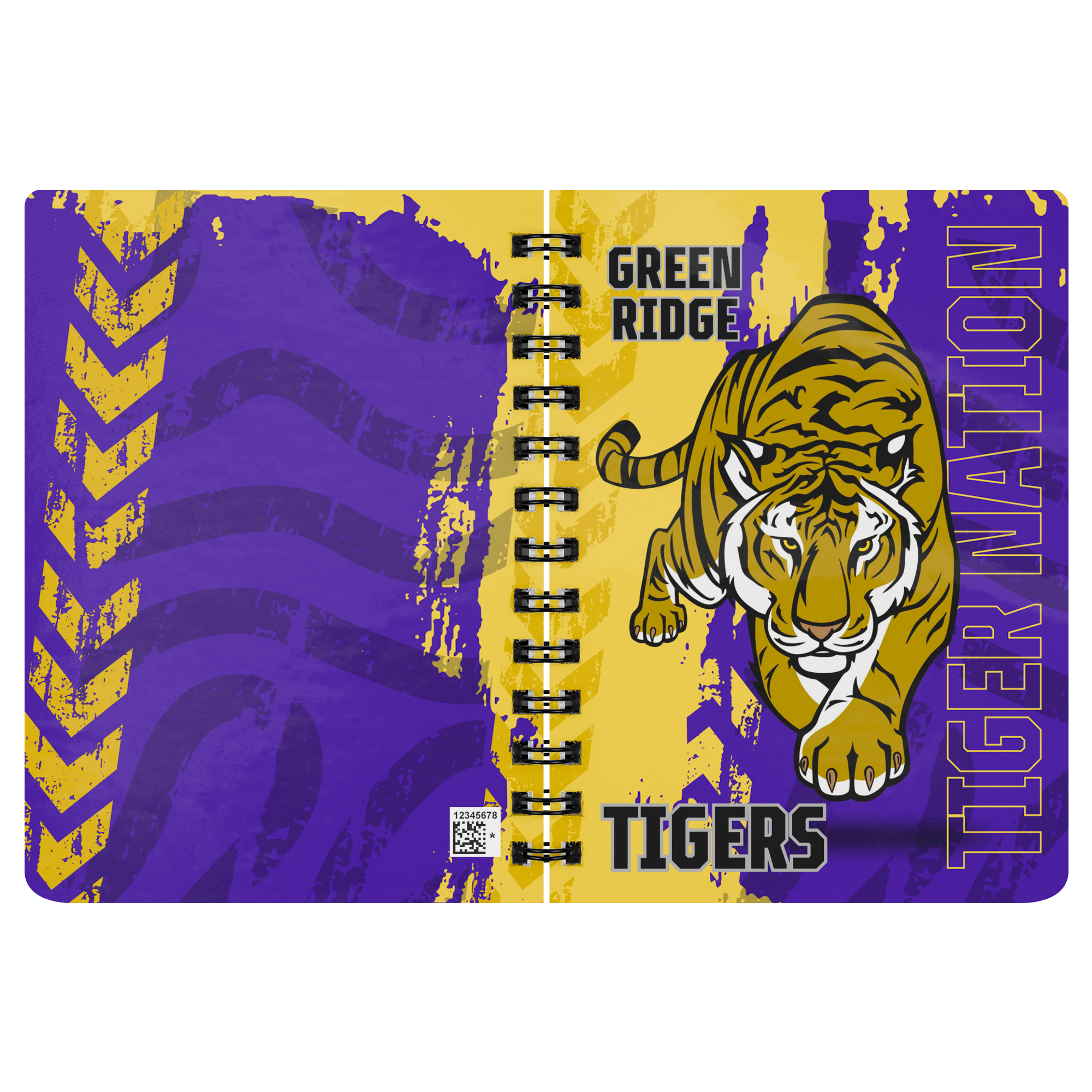 Green Ridge Tigers 5x7 Notebook