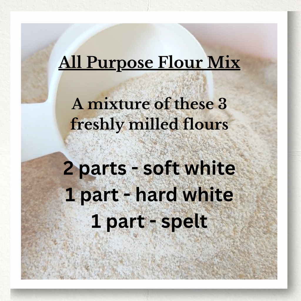 made with 3 types of flour