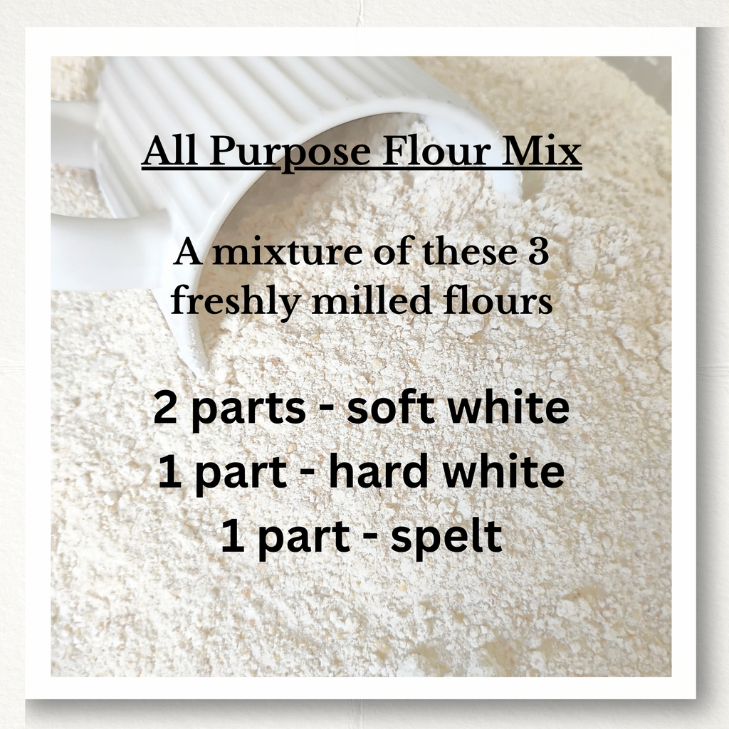 made with 3 types of flour