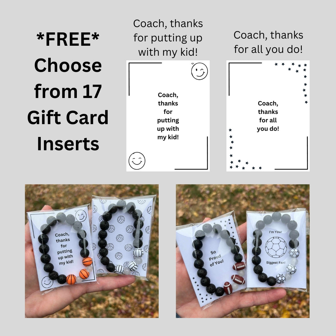 Softball Stretch Bracelet with FREE Gift Card Insert