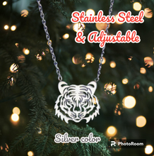 Load image into Gallery viewer, Tiger Pride Stainless Necklace with FREE gift card insert
