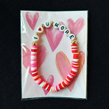 Load image into Gallery viewer, Customizable Valentine Bracelets | 6.5" Child/Youth Size | 25 Word Choices
