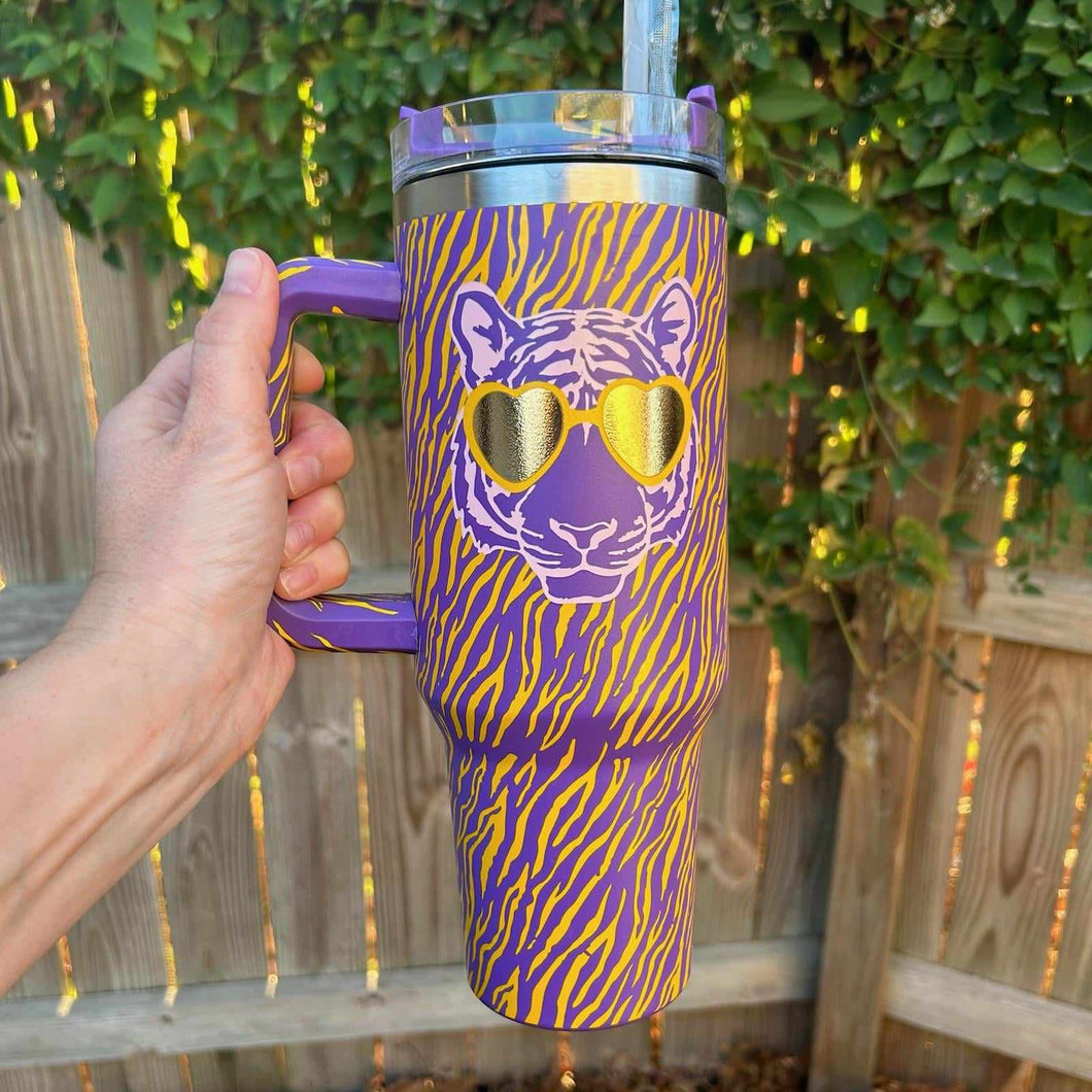 Tiger Pride 40 oz Tumblers | LOCAL GREEN RIDGE DELIVERY ONLY