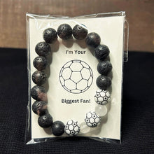 Load image into Gallery viewer, Soccer Stretch Bracelet with FREE Gift Card Insert
