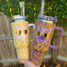 Load image into Gallery viewer, Tiger Pride 40 oz Tumblers | LOCAL GREEN RIDGE DELIVERY ONLY
