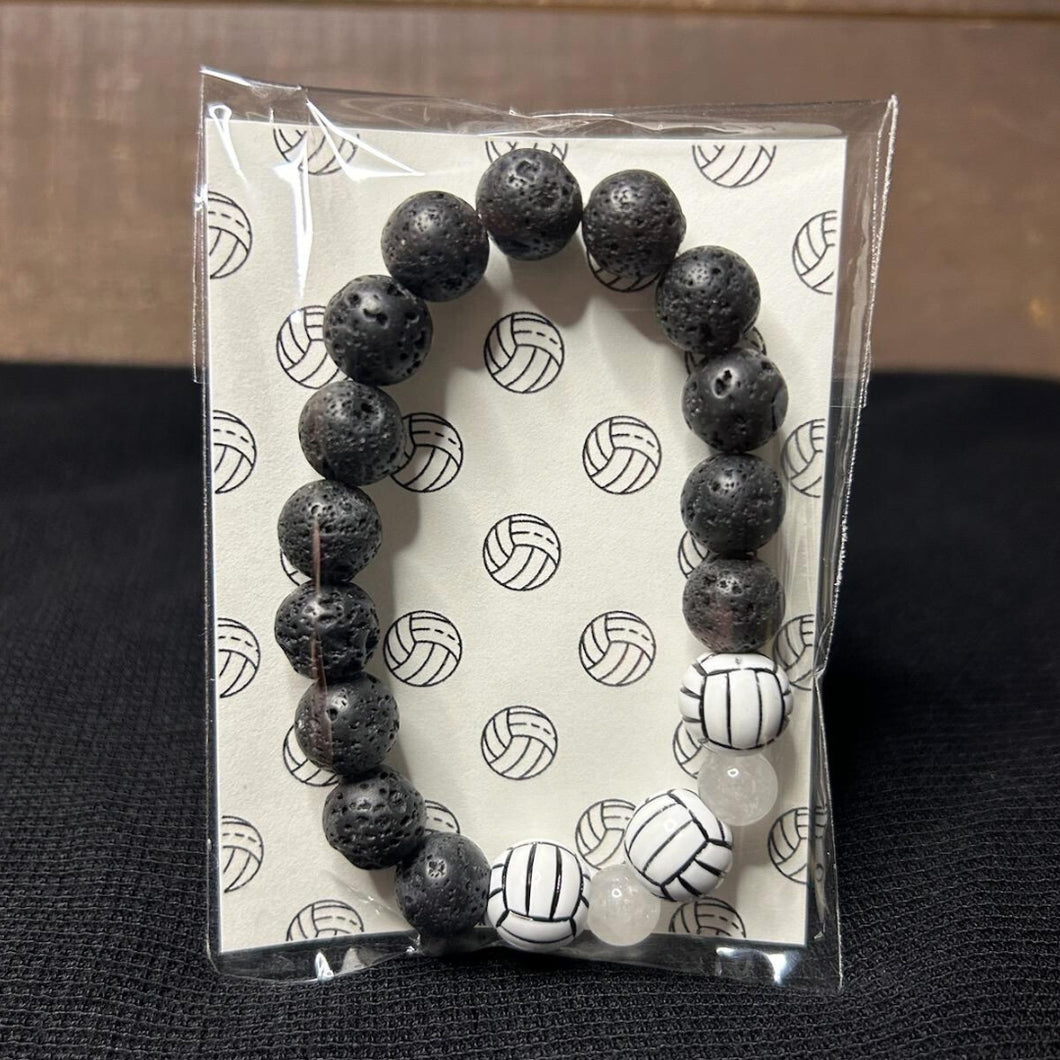 Volleyball Stretch Bracelet with FREE Gift Card Insert