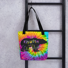 Load image into Gallery viewer, Mama Bear Tye Dye Tote Bag | 15x15 | FREE SHIPPING
