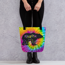 Load image into Gallery viewer, Mama Bear Tye Dye Tote Bag | 15x15 | FREE SHIPPING
