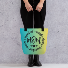 Load image into Gallery viewer, Mom Gradient Color Tote Bag | 15x15 | FREE SHIPPING
