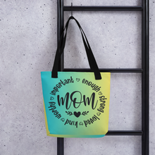 Load image into Gallery viewer, Mom Gradient Color Tote Bag | 15x15 | FREE SHIPPING
