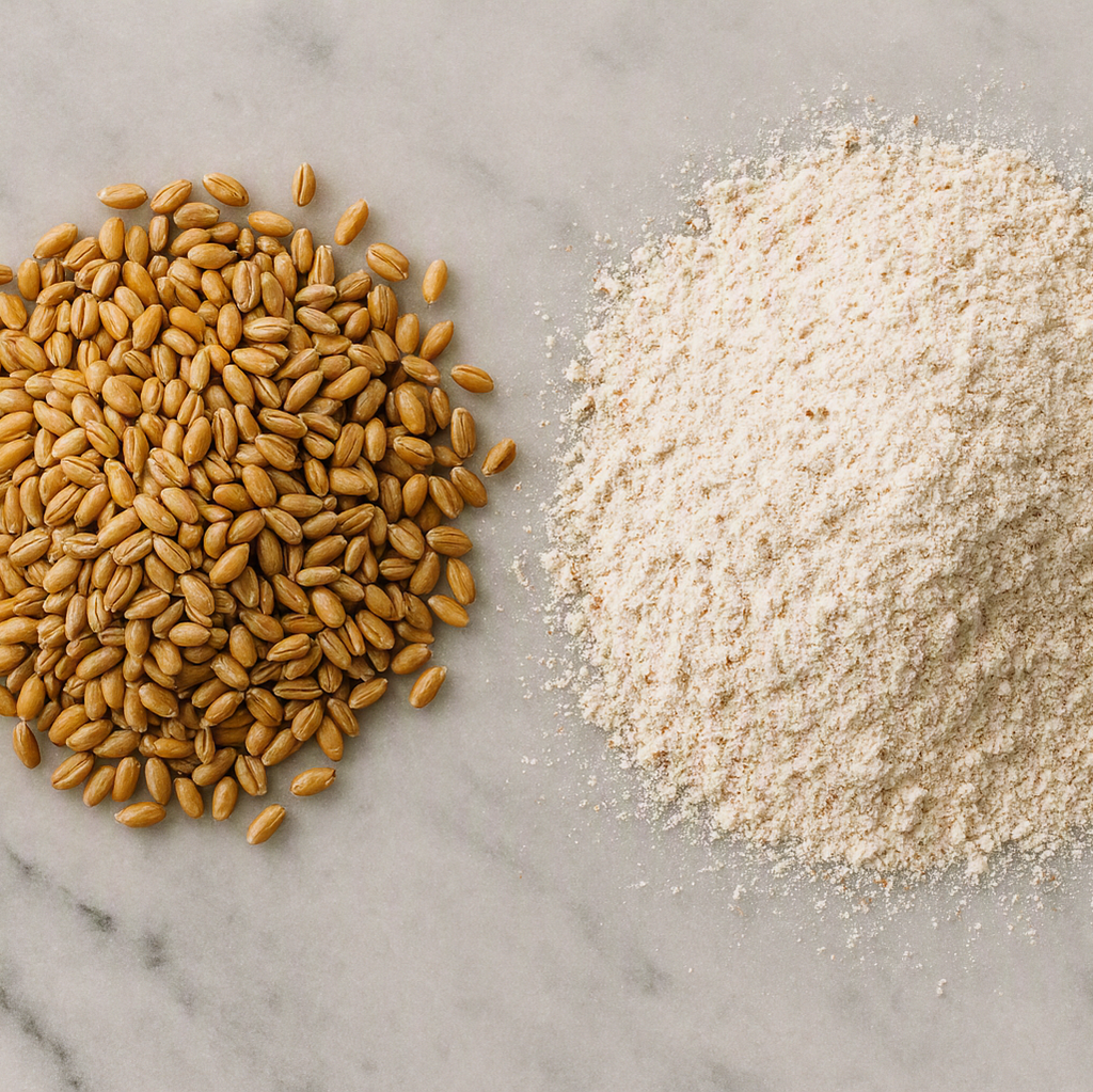 berries milled into flour