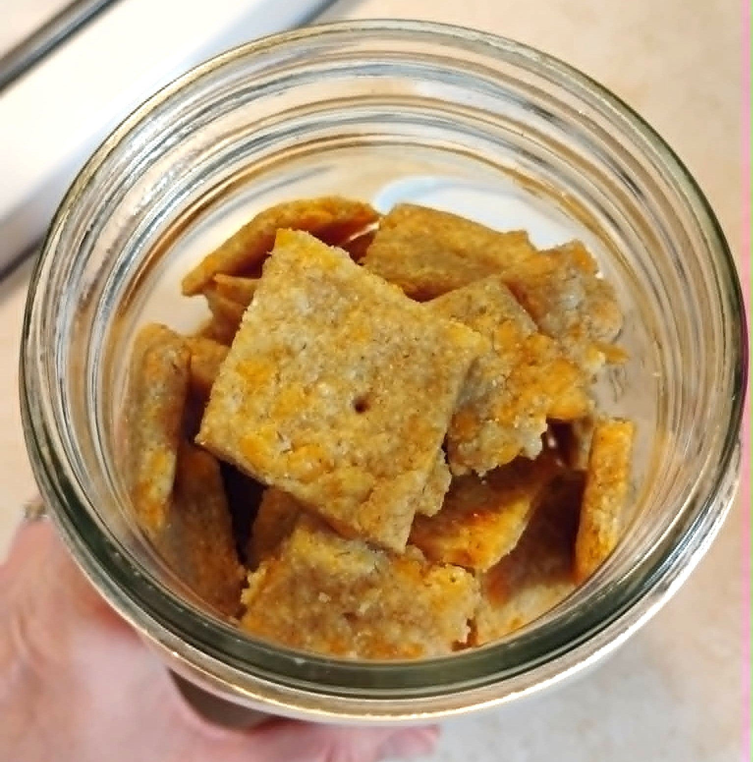 homemade cheese crackers