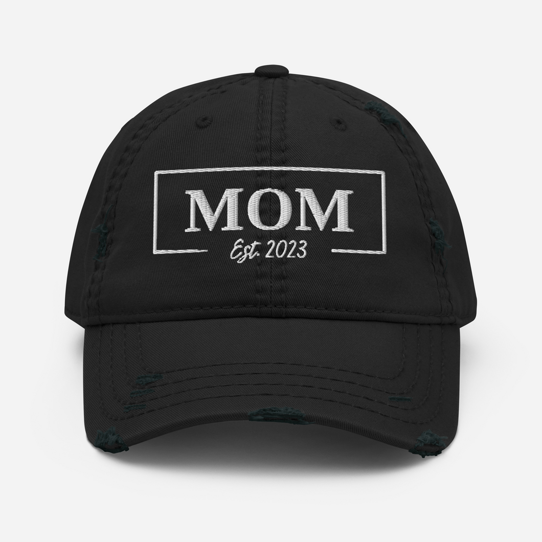 Mom Est. Embroidered Hat | Customized | 3 Colors | FREE SHIPPING