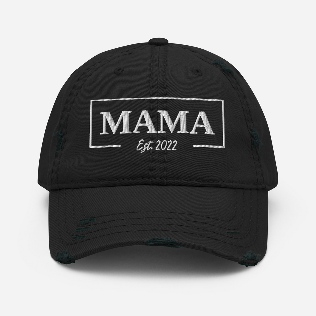 Mama Est. Embroidered Hat | Customized | 3 Colors | FREE SHIPPING