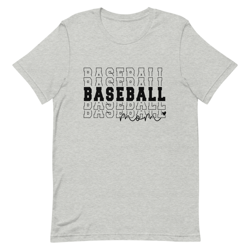 Baseball Mom T-shirt | 4 Colors | FREE SHIPPING