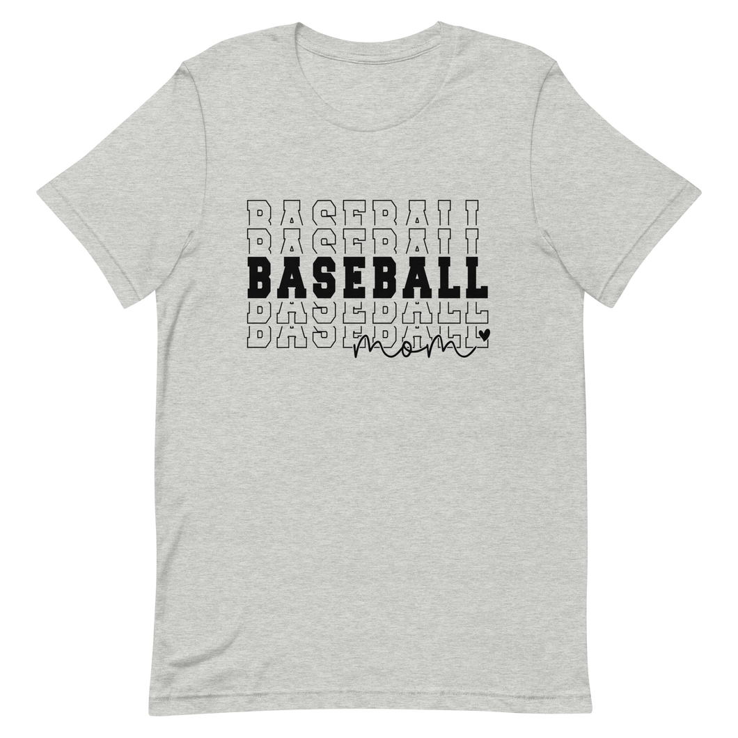 Baseball Mom T-shirt | 4 Colors | FREE SHIPPING