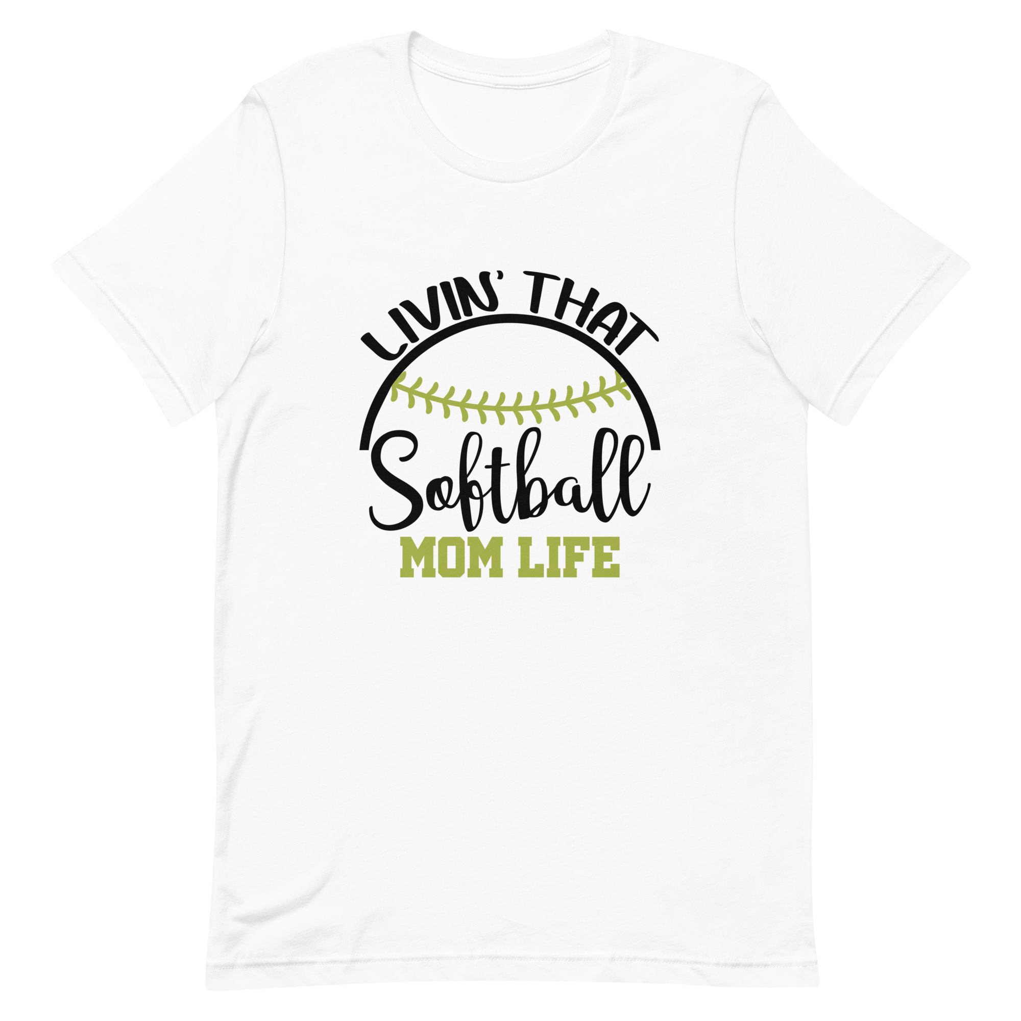 Livin' That Softball Mom Life T-shirt | 3 Colors | FREE SHIPPING