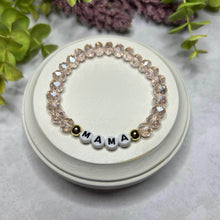 Load image into Gallery viewer, Mama bracelet with light pink beads
