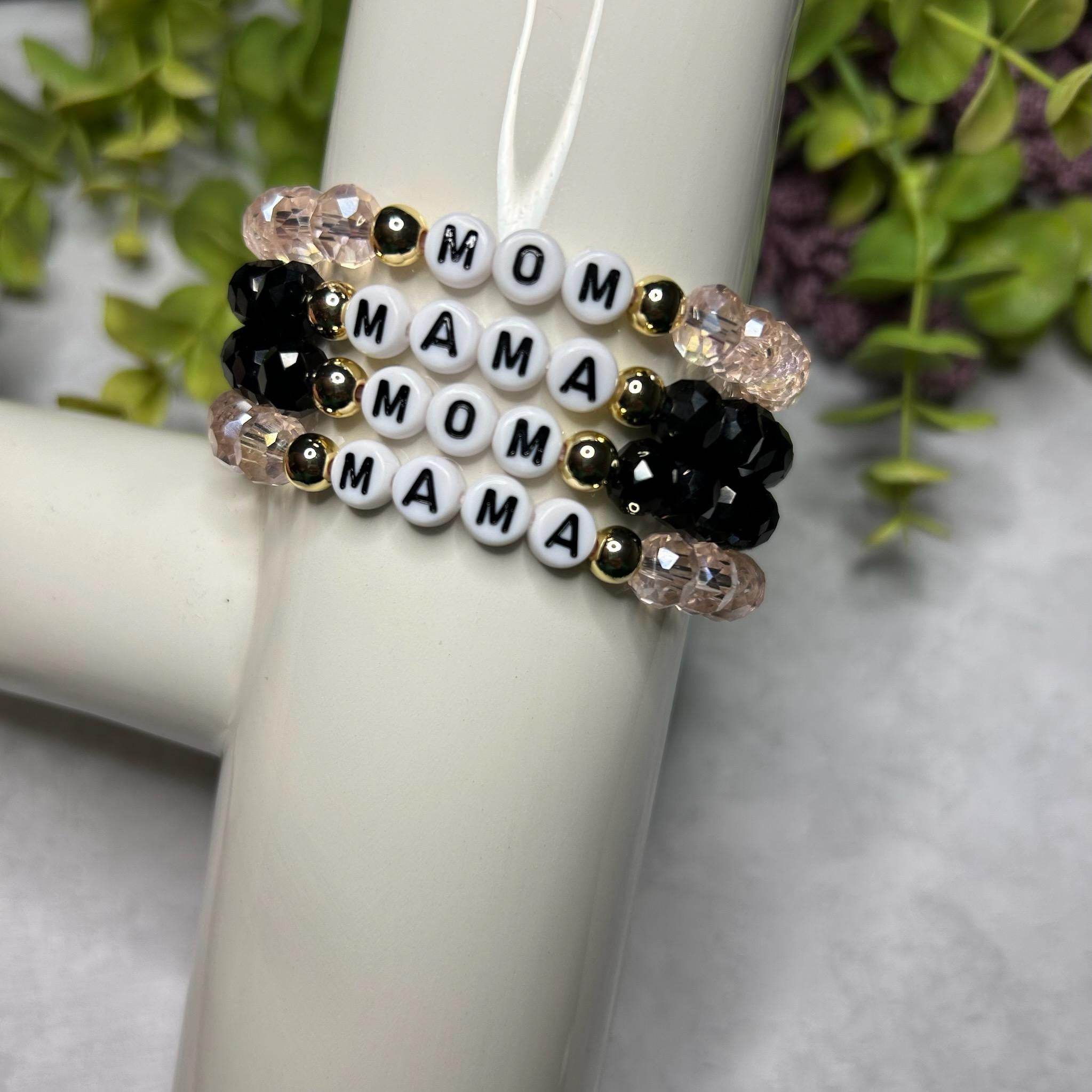 All four bracelets close up